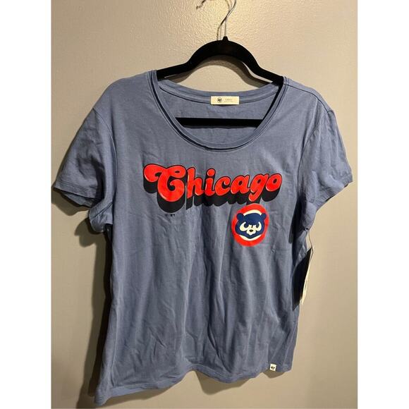 47 Brand Tops - NWT Chicago Cubs Women's Tee - Size Large
